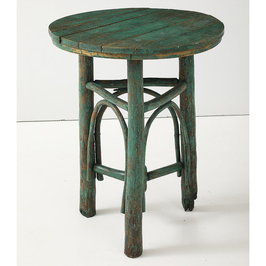 Vintage Painted Adirondack Table