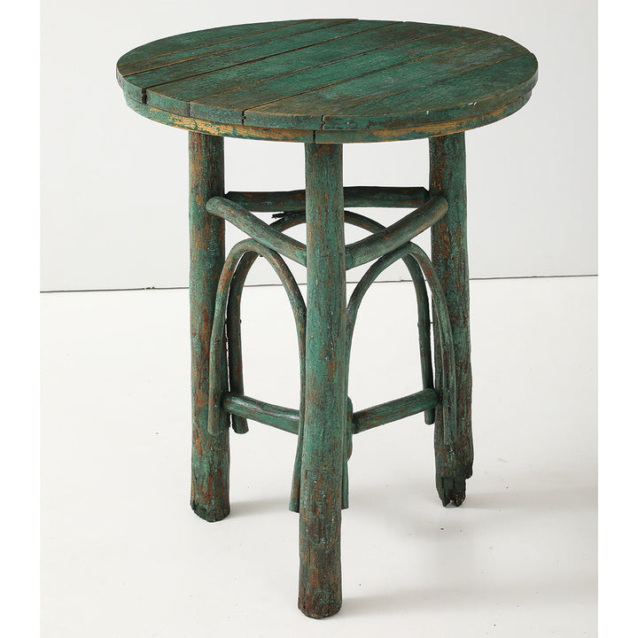 Vintage Painted Adirondack Table