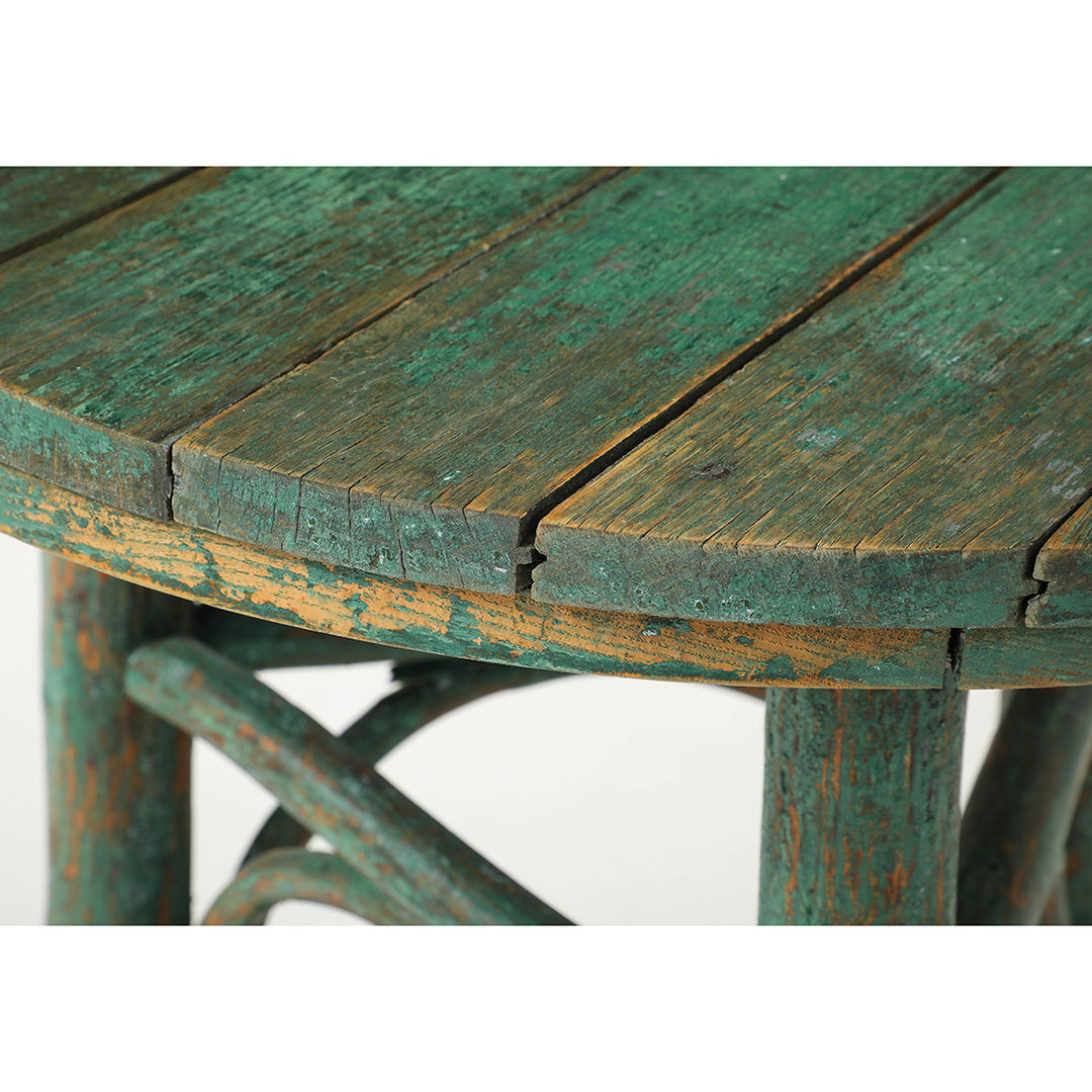 Vintage Painted Adirondack Table