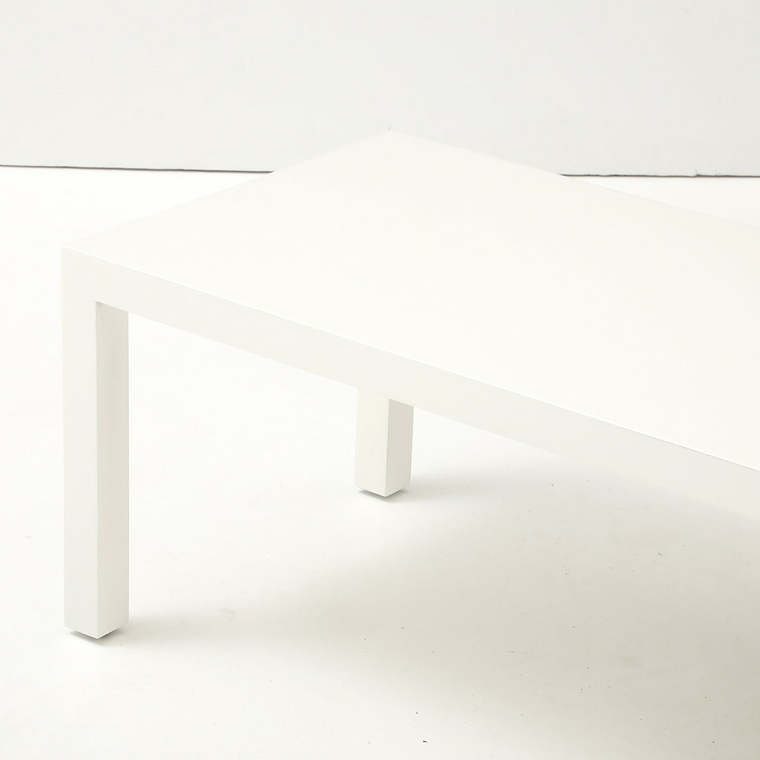 Vintage Lacquered Parsons Coffee Table