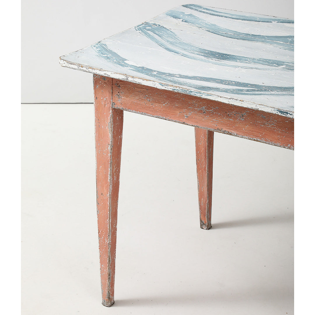 Antique Side Table, Original Paint