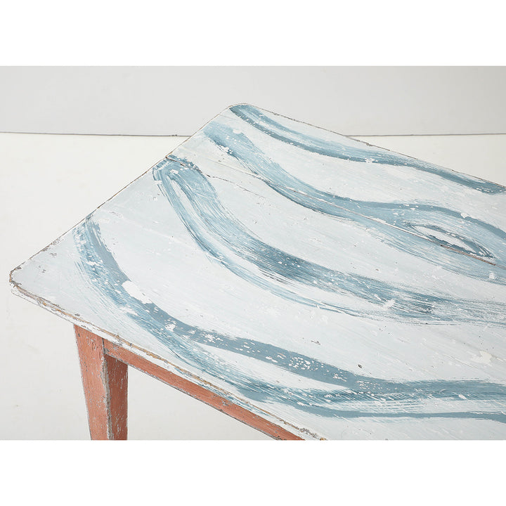 Antique Side Table, Original Paint