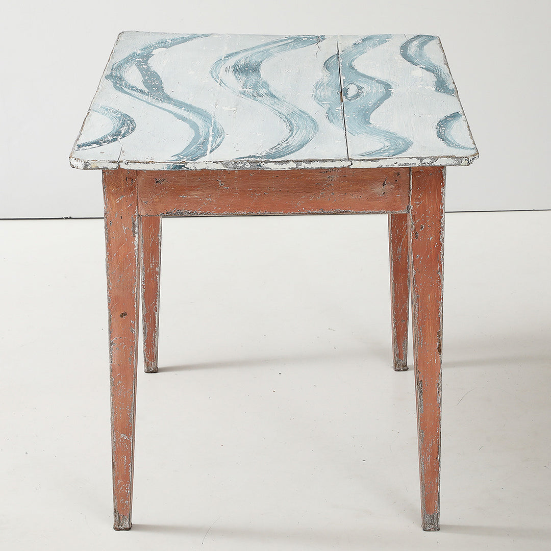 Antique Side Table, Original Paint