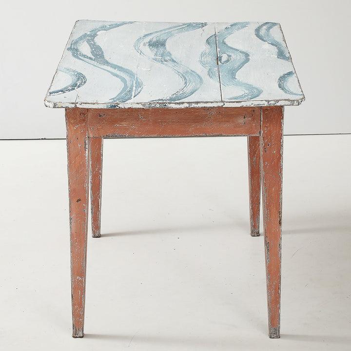 Antique Side Table, Original Paint