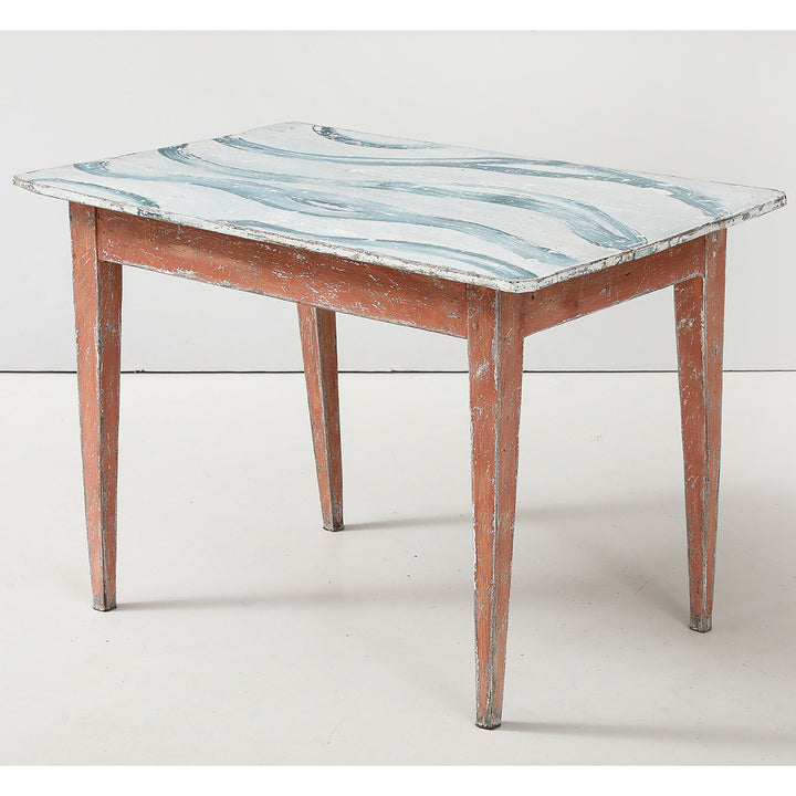 Antique Side Table, Original Paint