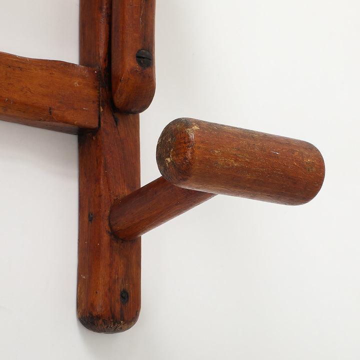 Antique French Peg Rack
