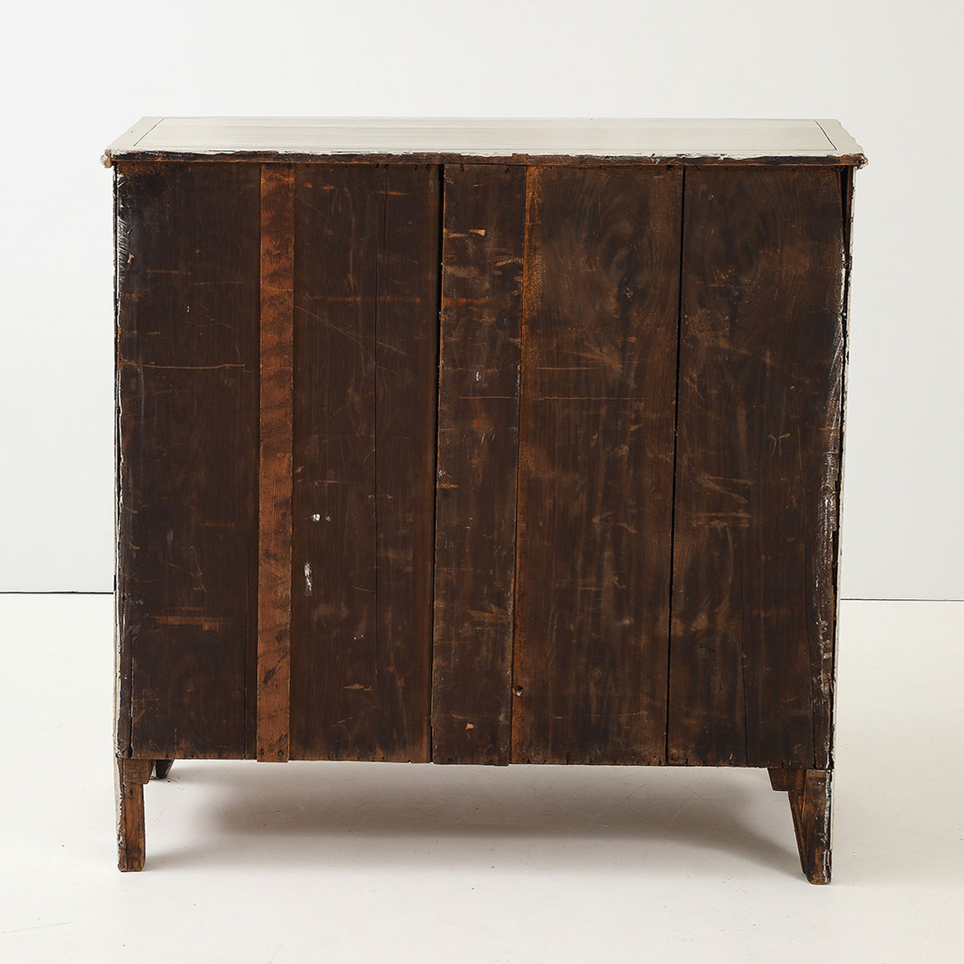 Antique Regency Painted Faux Bamboo Chest