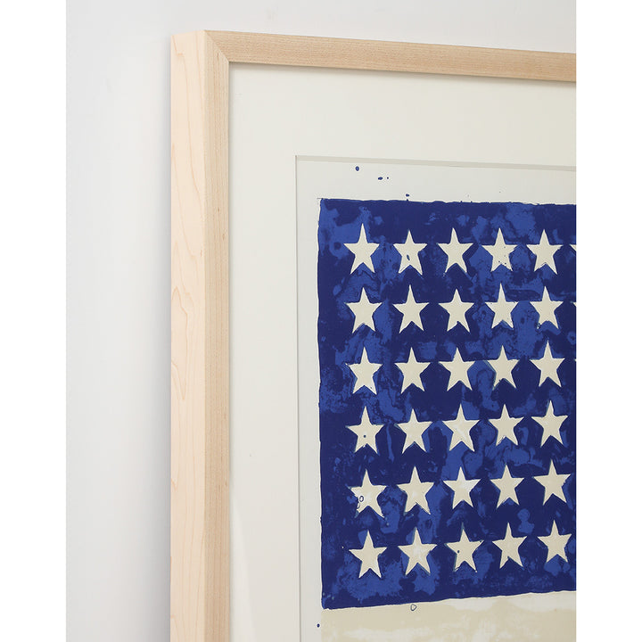Jasper Johns, Two Flags, Whitney Museum 50th Anniversary Poster, 1980