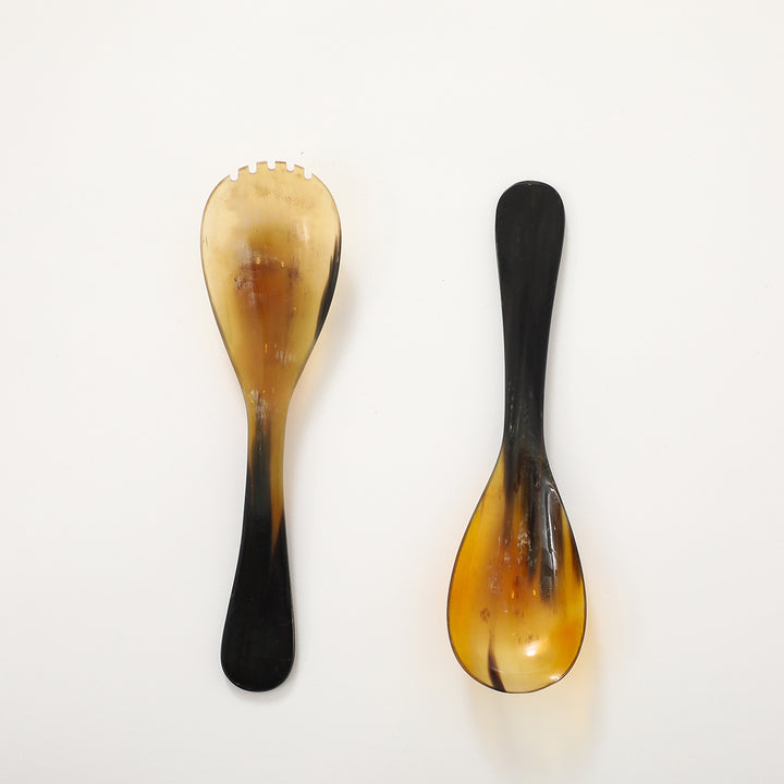 Horn Salad Servers, 10"