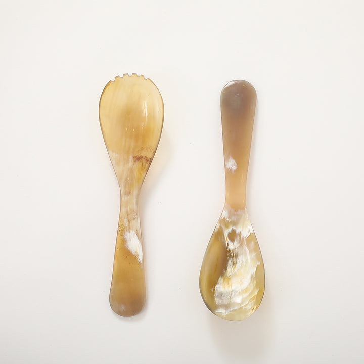Horn Salad Servers, 10"