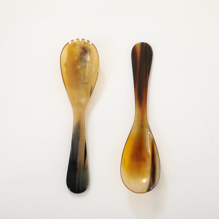 Horn Salad Servers, 10"