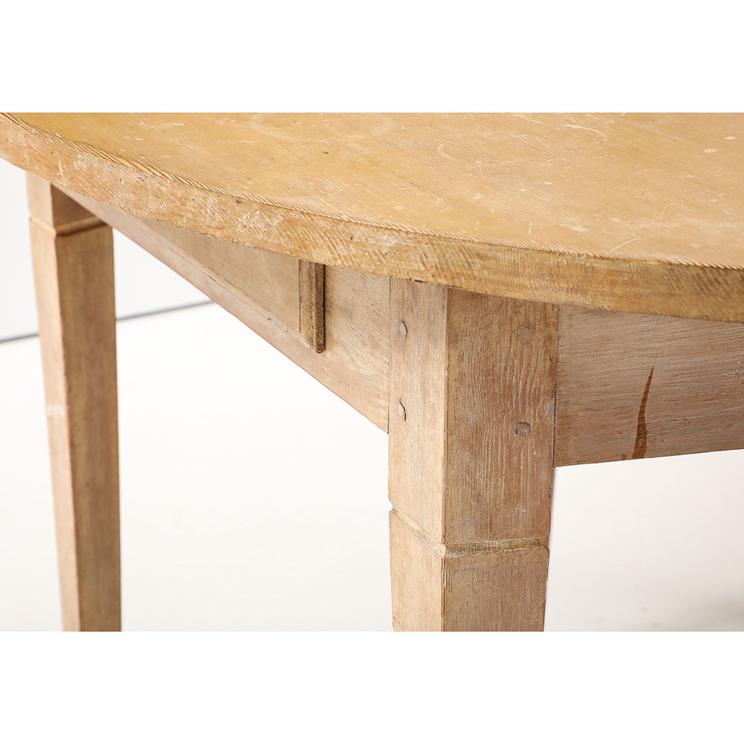 Pair of Antique Swedish Demilune Tables