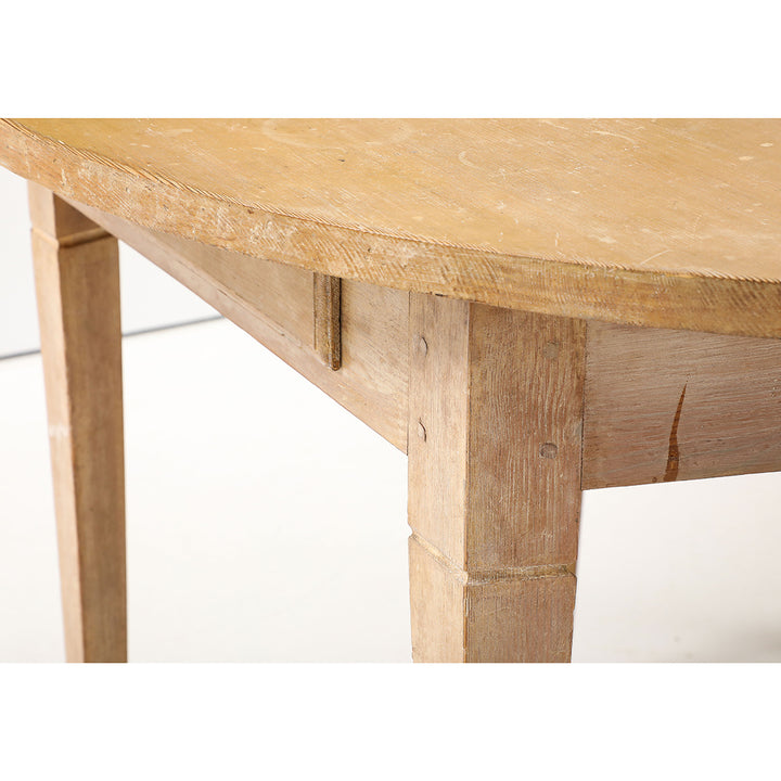 Pair of Antique Swedish Demilune Tables