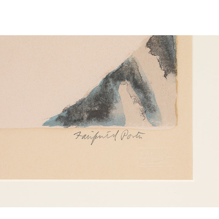 Fairfield Porter, The Table, Signed