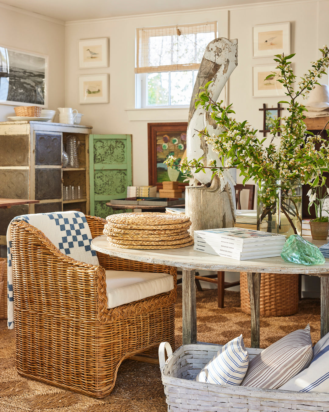 Antique French Wine Tasting Table