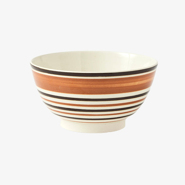 Antique Striped Mochaware Bowl