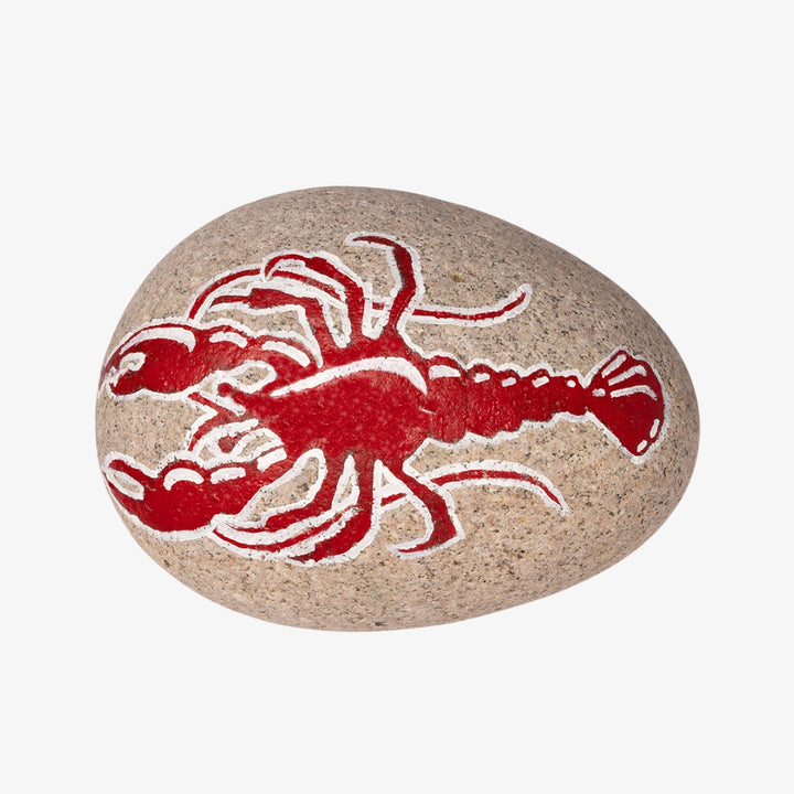 Hand Painted Rock Doorstop by Father &amp; Finn 1