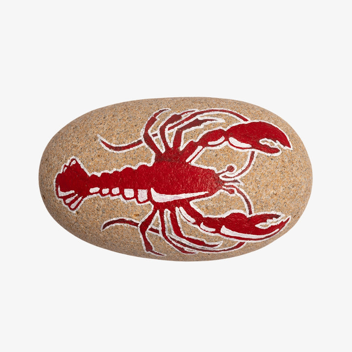 Hand Painted Rock Doorstop by Father &amp; Finn 2