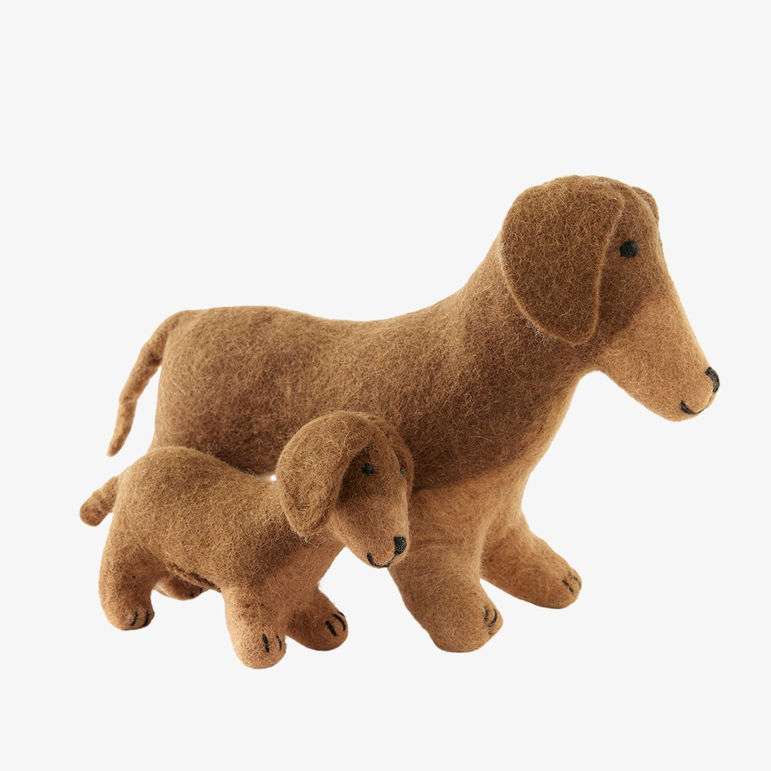 Hand Felted Dachshund