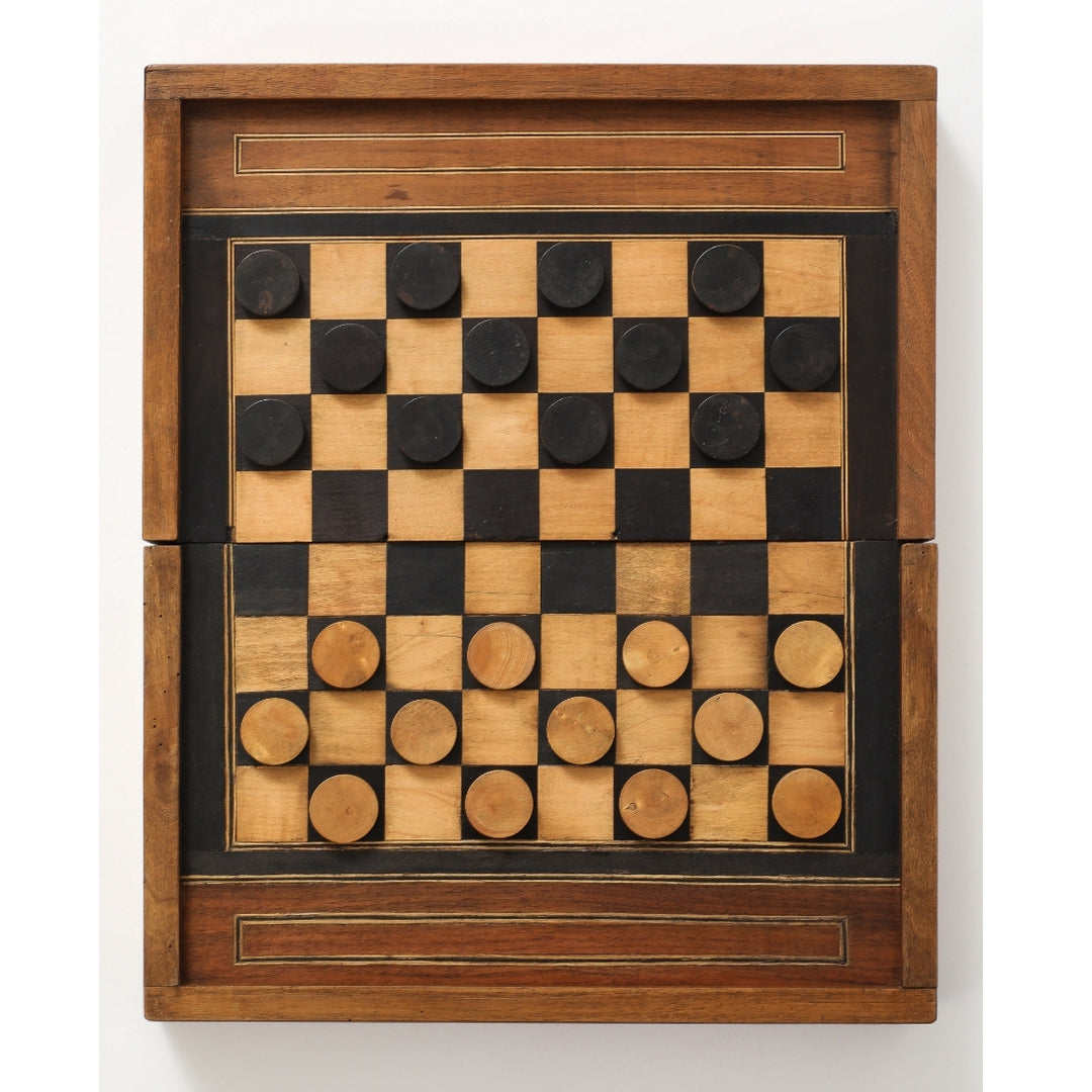 Antique French Marquetry Backgammon Board, circa 1940
