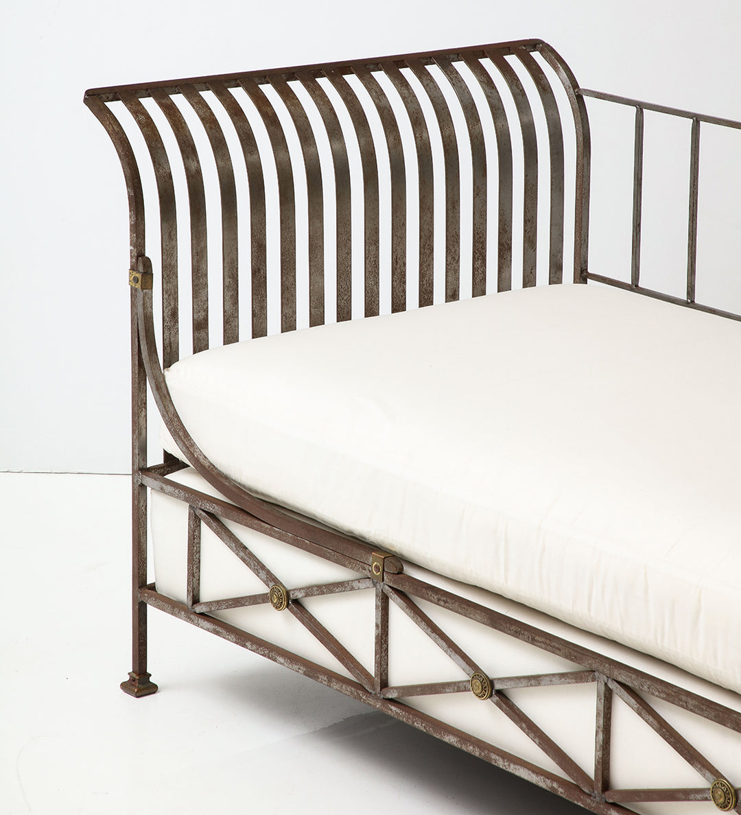 Neoclassical Style Steel Daybed, circa 1960
