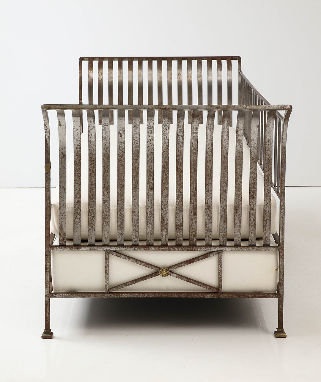 Neoclassical Style Steel Daybed, circa 1960