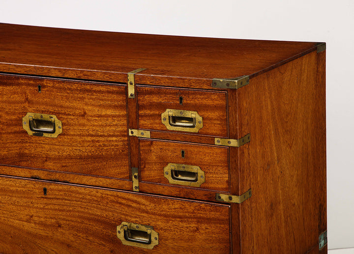 Antique English Campaign Chest, circa 1860