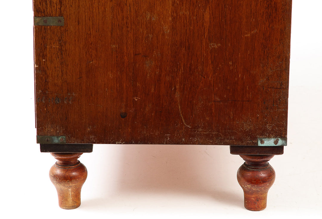 Antique English Campaign Chest, circa 1860
