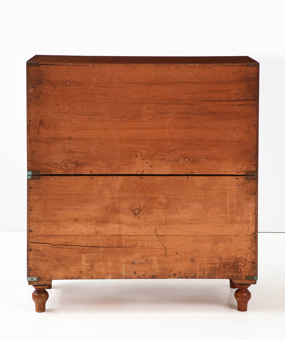 Antique English Campaign Chest, circa 1860