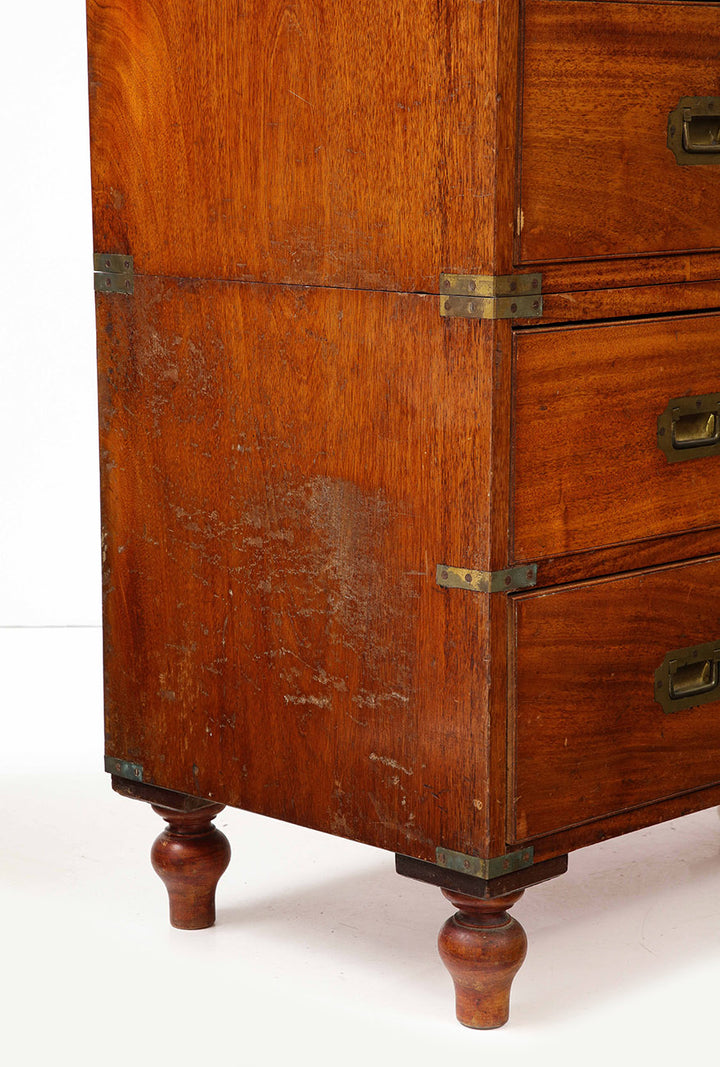 Antique English Campaign Chest, circa 1860