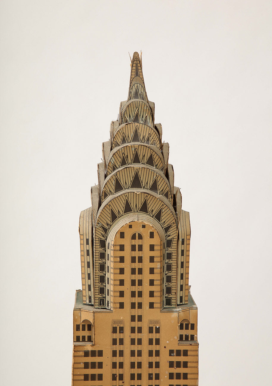 Vintage Chrysler Building Model