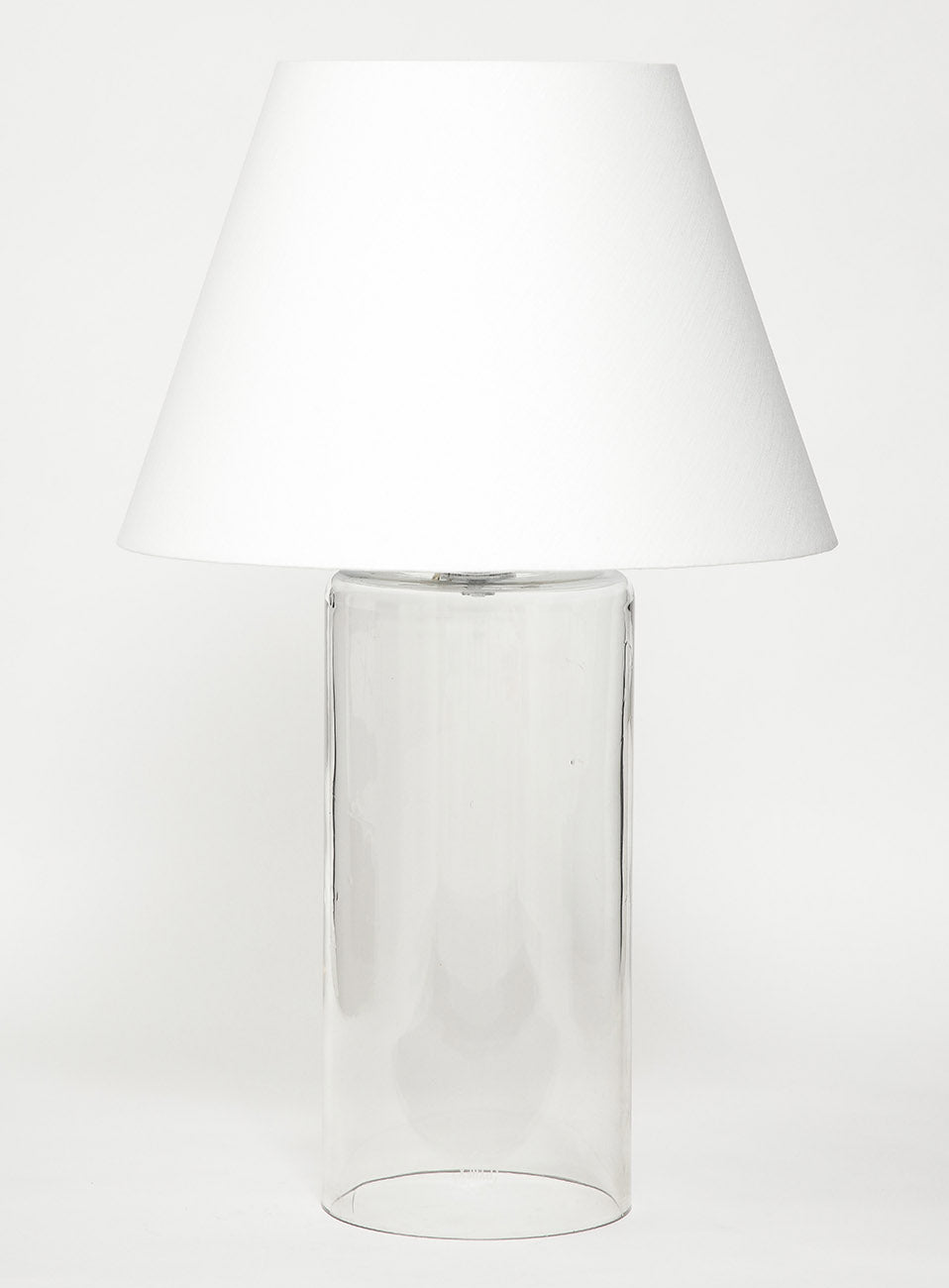 Vintage Glass Cylinder Lamp