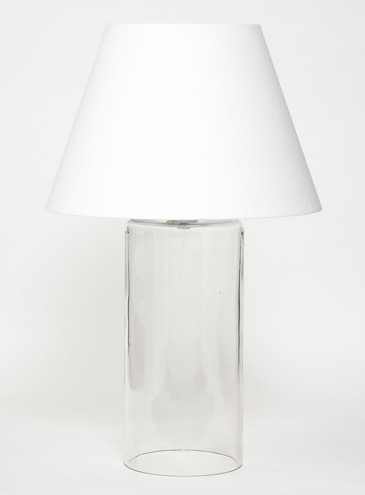 Vintage Glass Cylinder Lamp