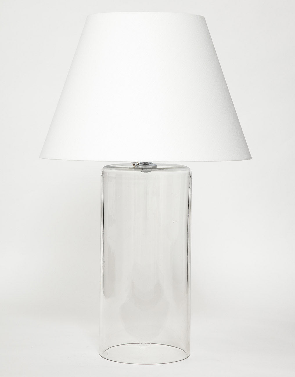 Vintage Glass Cylinder Lamp