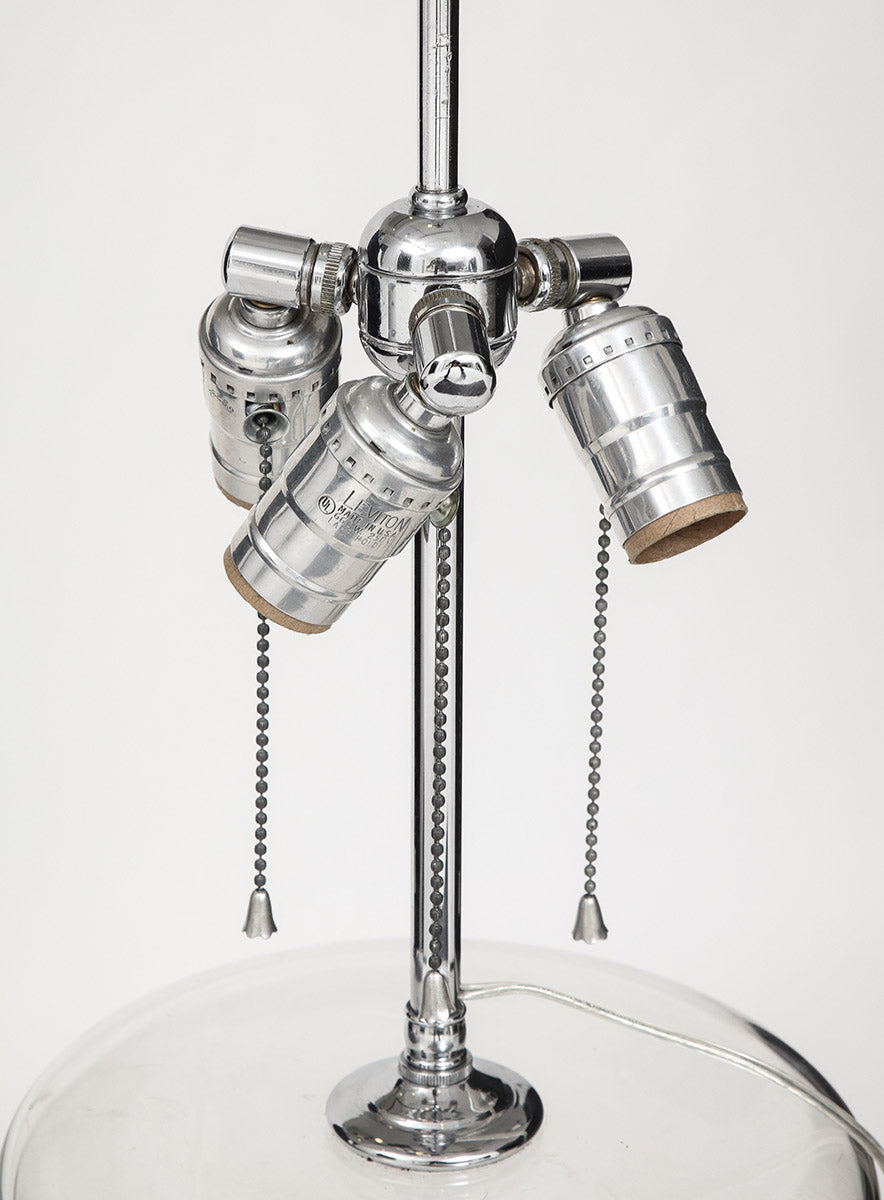 Vintage Glass Cylinder Lamp