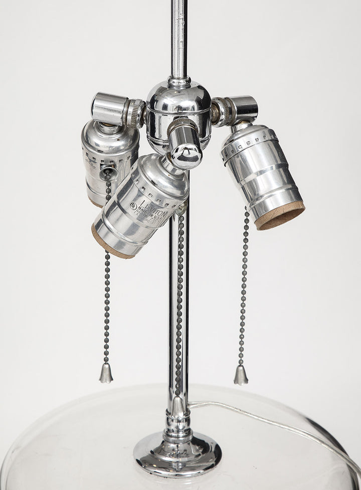 Vintage Glass Cylinder Lamp