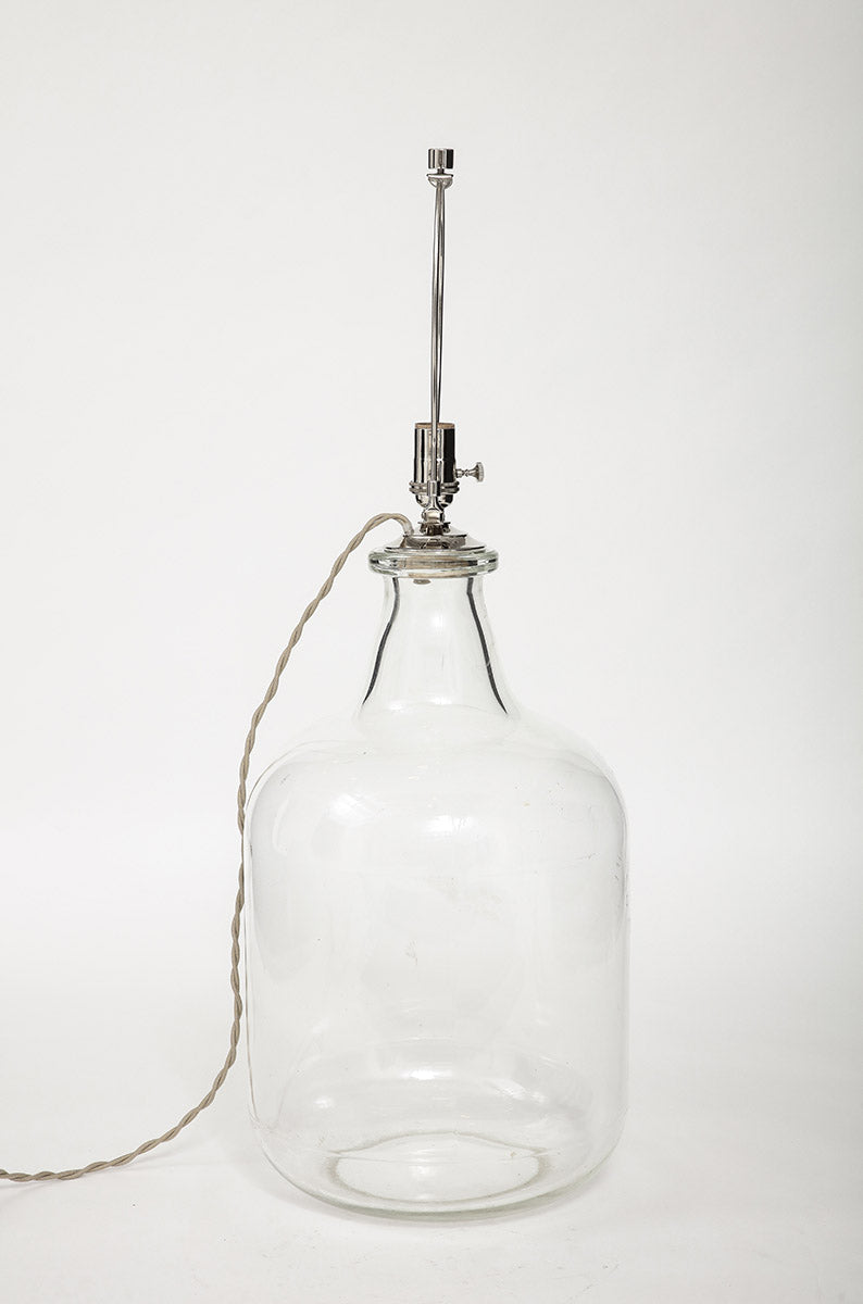 Vintage Pyrex Bottle Lamp