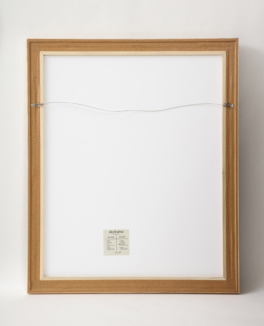 Vintage Framed Drawing of Wicker Chair, circa 1920