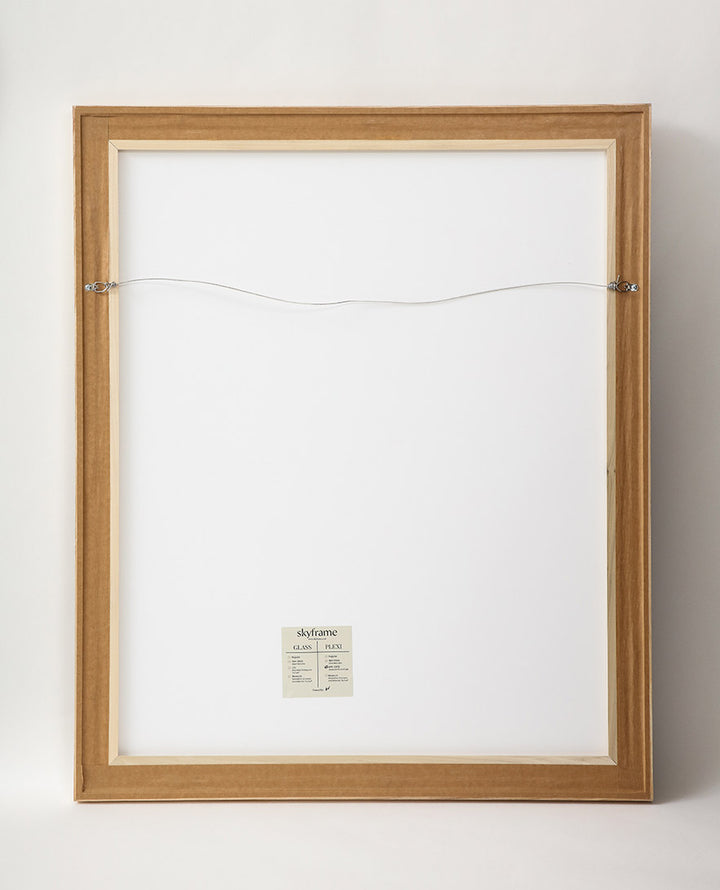 Vintage Framed Drawing of Wicker Chair, circa 1920