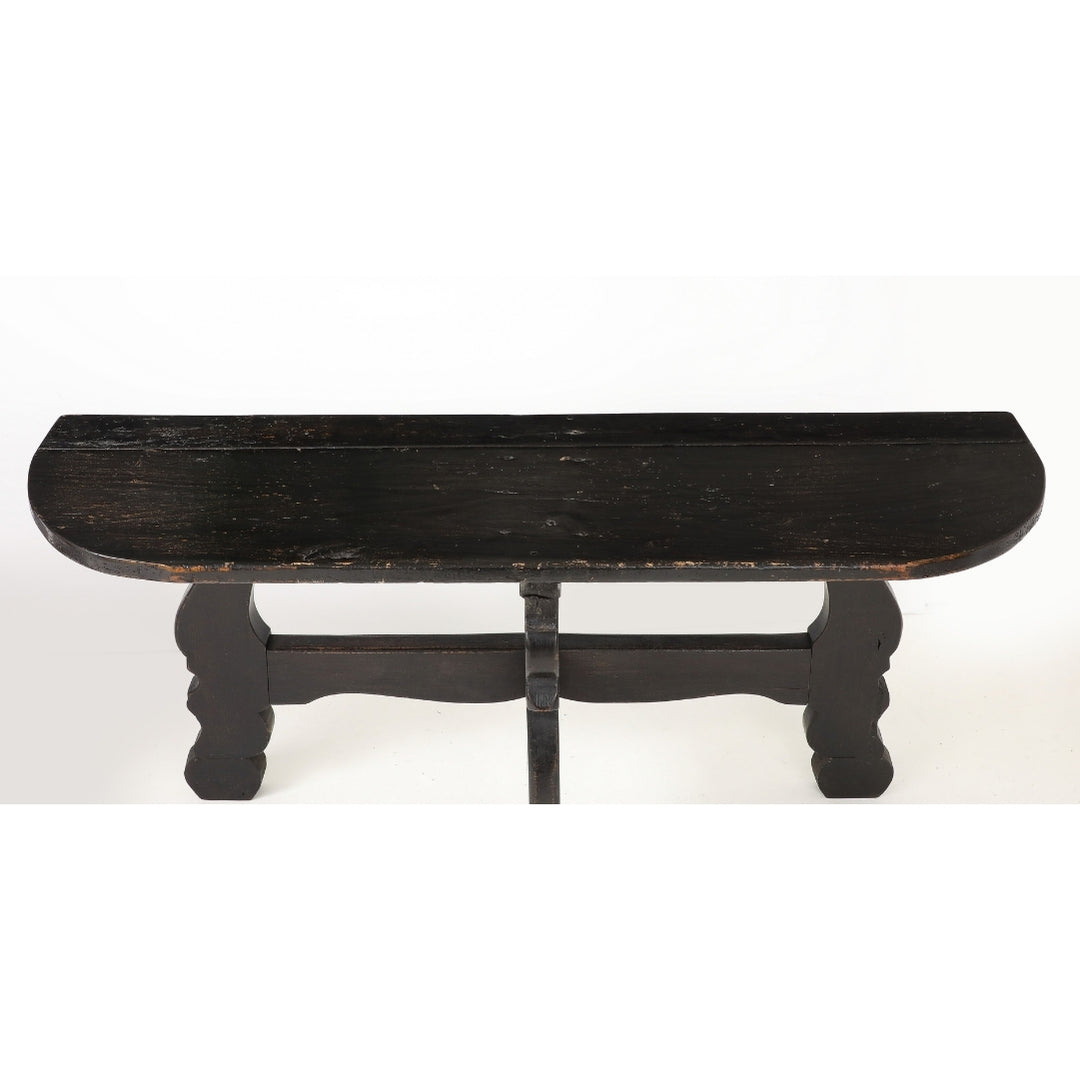 Pair of Antique French Ebony Consoles