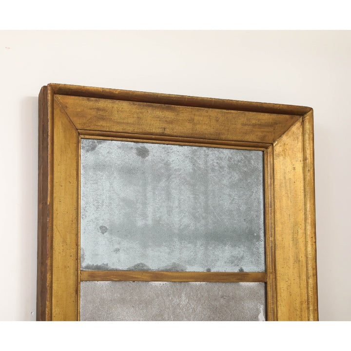 Antique Gilt Mirror with Original Glass, 19th Century
