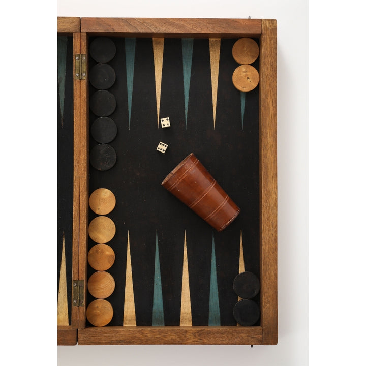 Antique French Marquetry Backgammon Board, circa 1940