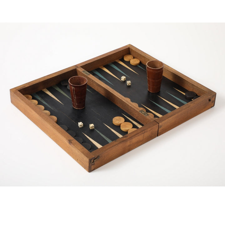 Antique French Marquetry Backgammon Board, circa 1940