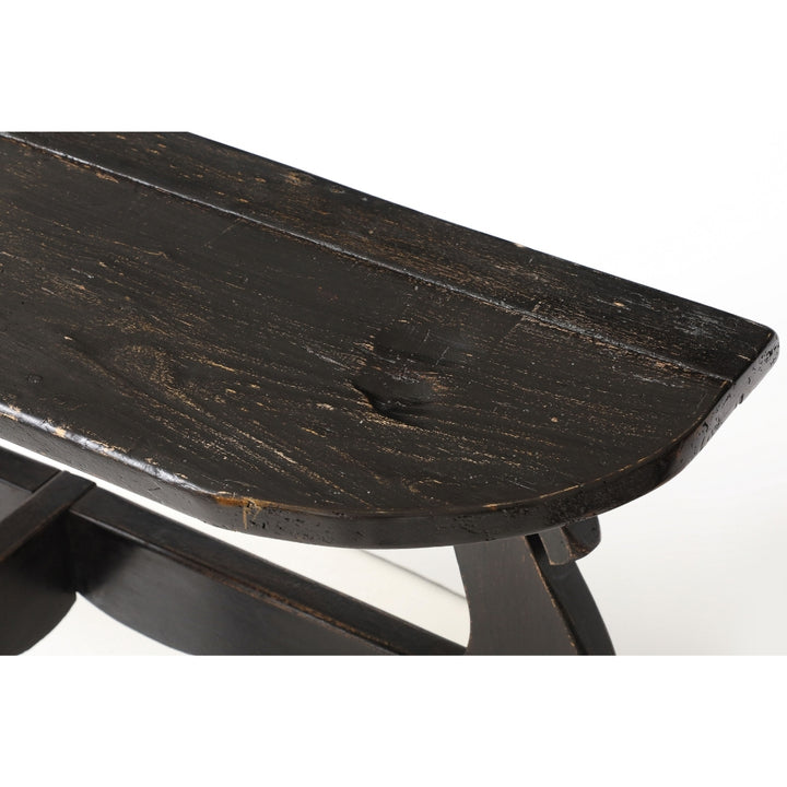 Pair of Antique French Ebony Consoles