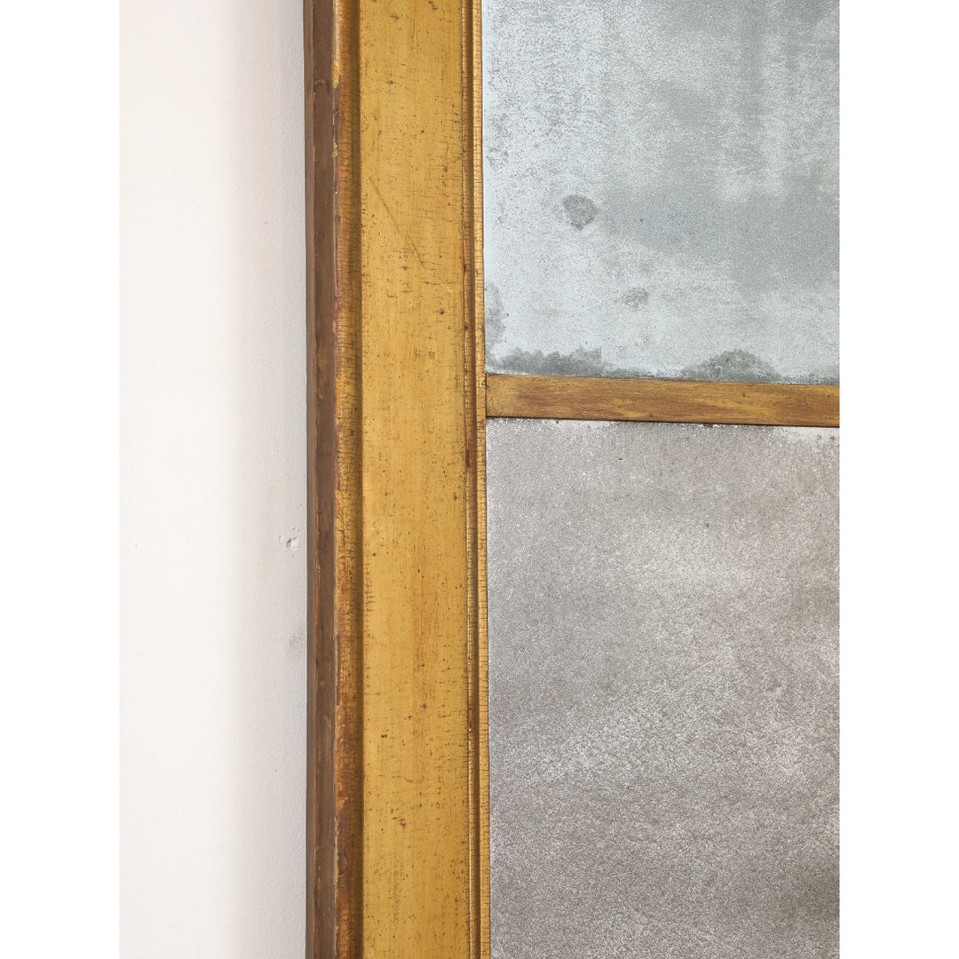 Antique Gilt Mirror with Original Glass, 19th Century