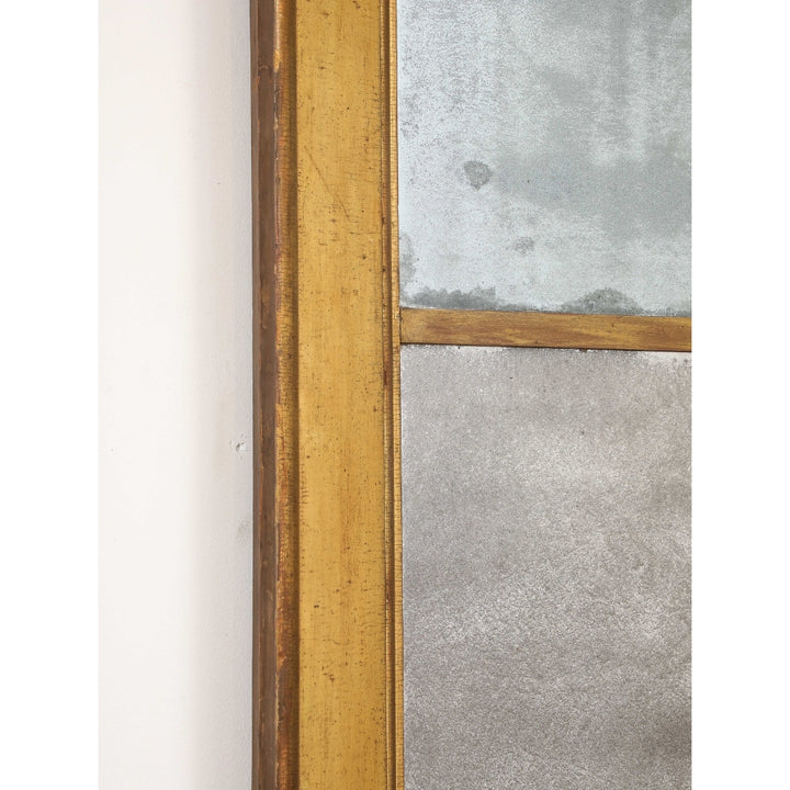 Antique Gilt Mirror with Original Glass, 19th Century