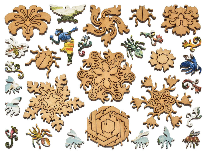 Wooden Beehive Puzzle