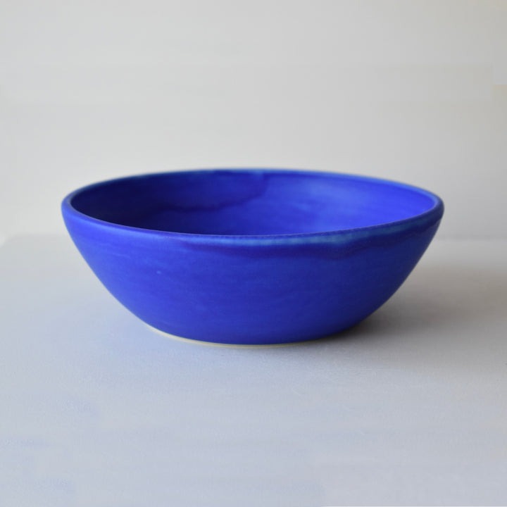 Handmade Breakfast Bowl in Denim