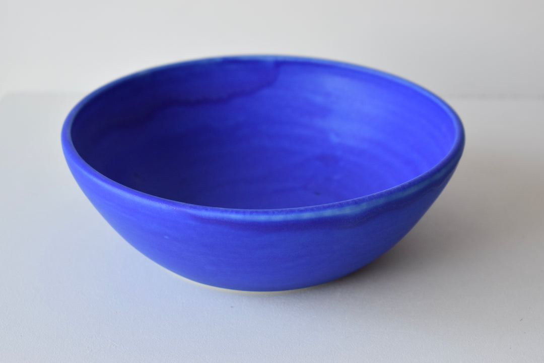 Handmade Breakfast Bowl in Denim