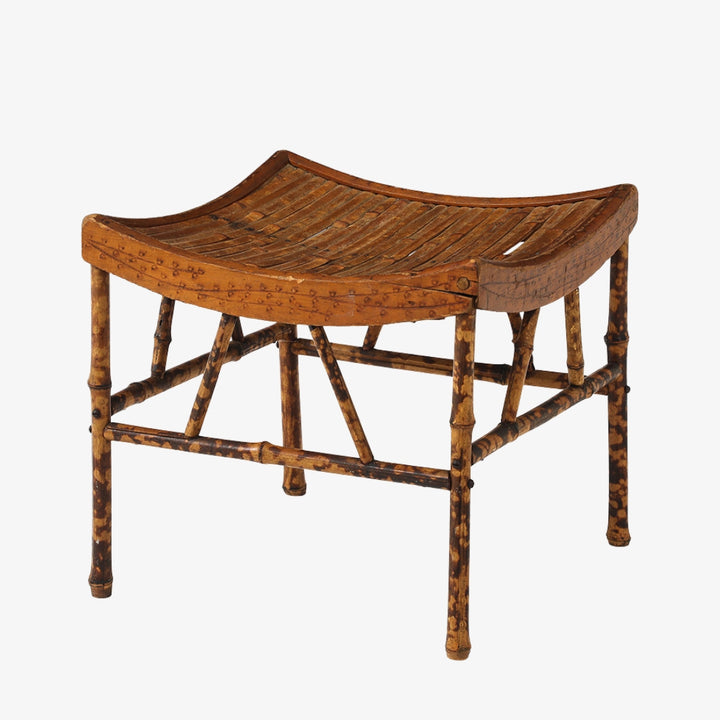 Vintage Thebes Bamboo Stool